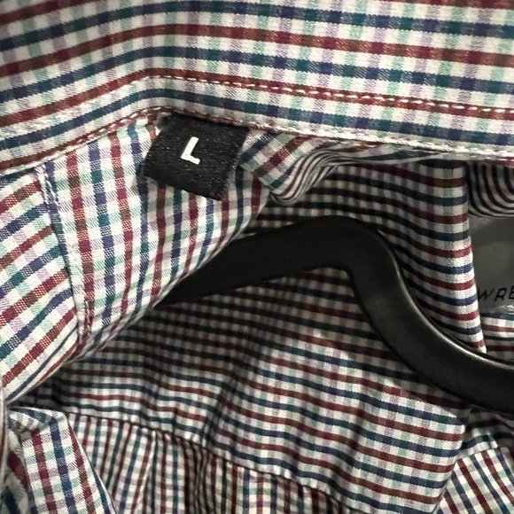 Lawrence Hunt Men’s Plaid Button Up Collared Shirt - Picture 4 of 9